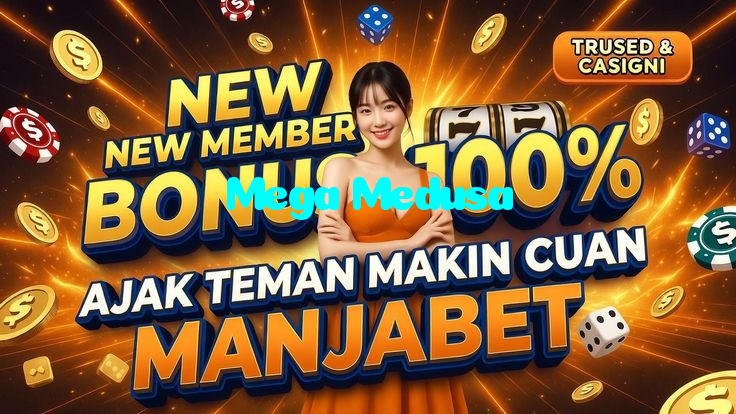 Mega Medusa خوش آمدید بونس +600% پیشکش موبائل ایپ کے پروموشن سیکشن میں دکھائی دیتی ہے۔